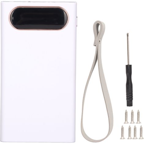 Boîtier de batterie externe L12 18650, charge rapide 22.5W, étui de charge portable avec écran LCD, support pour piles rechargeables (1/5)