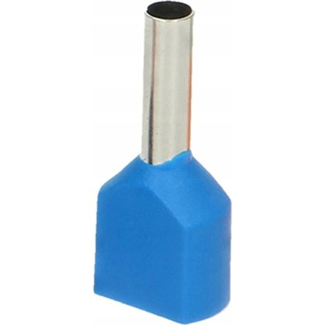 Funda aislante Orno-Polish 2x0,75mm2, longitud 8mm, blíster de 25 unidades. (1/2)