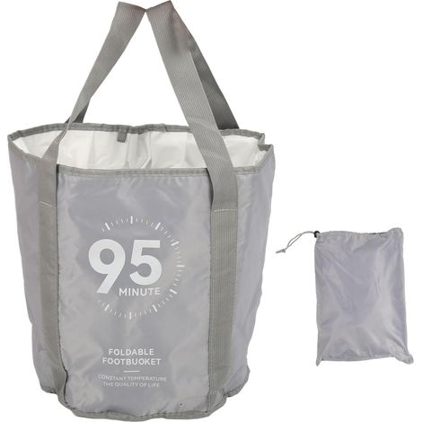 Sac de Trempage des Pieds Pliable, Bassin de Bain de Pieds Portable, Conservation Durable de la Chaleur, Profondeur pour les Mollets, Seau de Trempage des Pieds étanche pour le