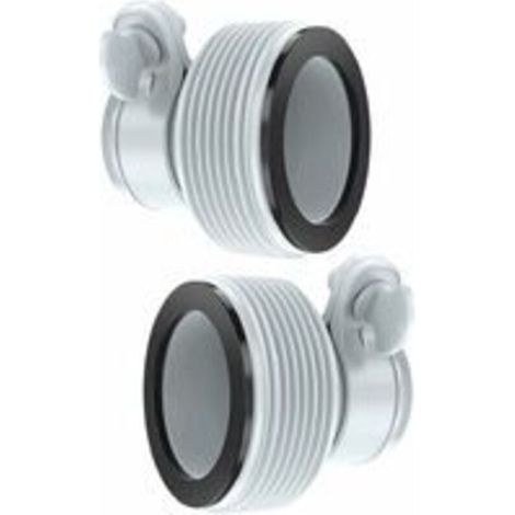 ZVD Kit adaptateur de conversion de tuyau B pour tuyau Intex B Pool 3,2 cm à 3,8 cm Pièces de conversion de rechange (1/4)