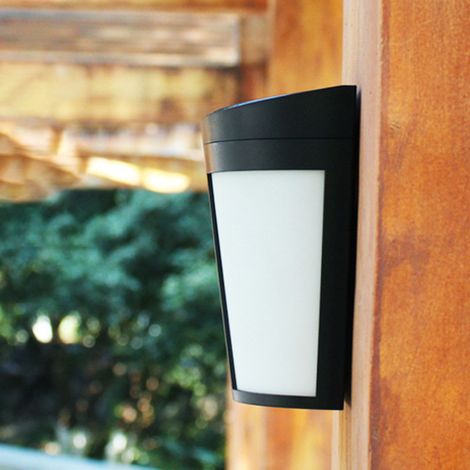 Veilleuse solaire à 6 LED, lampe de jardin avec détecteur de lumière, alimentée à l'énergie solaire, pour la maison, le jardin, la rue, la cour et la clôture. (1/5)