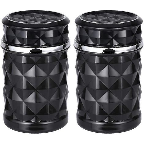 2er-Pack Aschenbecherhalter, rutschfest, mit LED-Beleuchtung, für Auto, LKW, SUV