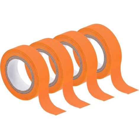 sourcing map 4 rouleaux de ruban adhésif fluorescent néon, 1,5 cm x 5 m, pour décoration fêtes et (1/5)
