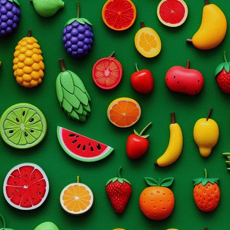 Tela decorativa para exteriores Oxford - Motivo frutal DX6928 (1/5)
