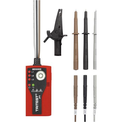 BENNING indicatore direzione rotazione TRITEST® pro 400 - 500 V AC - 20052 (1/3)