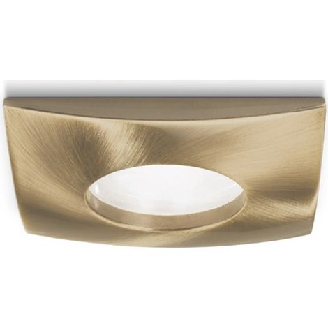 Faretto incasso gea led aurora q gfa377 led ip65 spot classico brunito quadrato interni esterni gu10