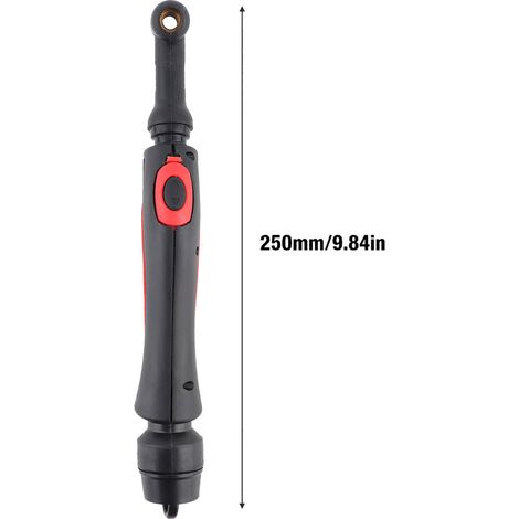 WP-26 Gasgekühlter Argon-Lichtbogenschweißbrennerkopf, rot-schwarzes Gehäuse (1/5)