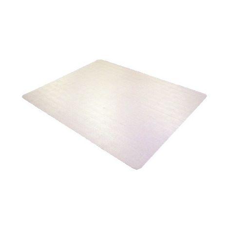 Bodenschutzmatte "Teppich" - PVC - transparent - 90x120cm - Unterlage für Bürostuhl (1/5)