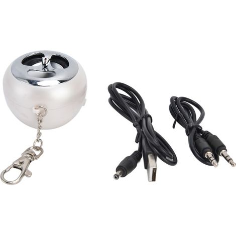 Mini Portable ABS Speaker USB Rechargeable 3W Loudspeaker 200mAh with Colorful Night Light (1/5)