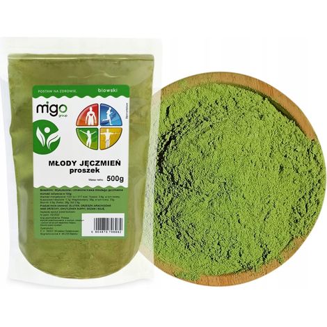 Poudre d'orge verte (500 g) - Groupe MIGO (1/5)
