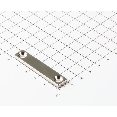 Magna-C Neodym-Blockmagnet 50x10x3mm mit konischer Senkung