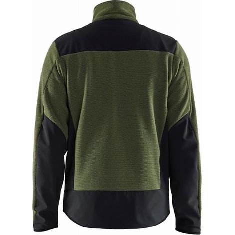 Softshell-Jacke - BLAKLADER - Strickjacke Dunkelgrün / Schwarz T.XXL 594225364199 (1/2)