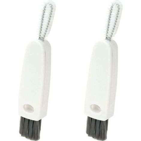 Pack of 2 Small 3-in-1 Water Bottle Cleaning Brushes, Baby Bottle Cleaning Tool, Caramel Cleaning Brush (1/5)