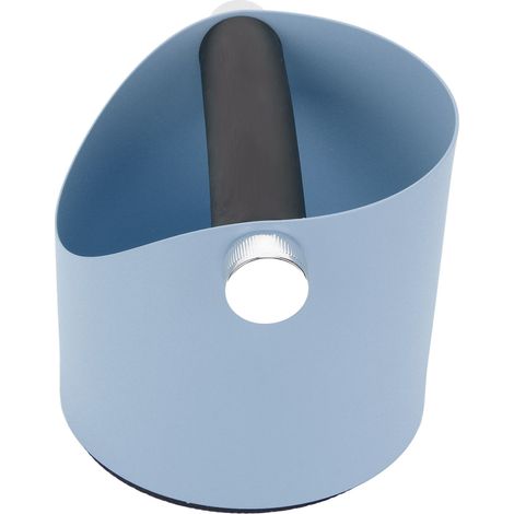 Seau à marc de café anti-dérapant pour machine à café, compact et pratique, couleur bleu - Récupération des résidus de mouture (1/5)