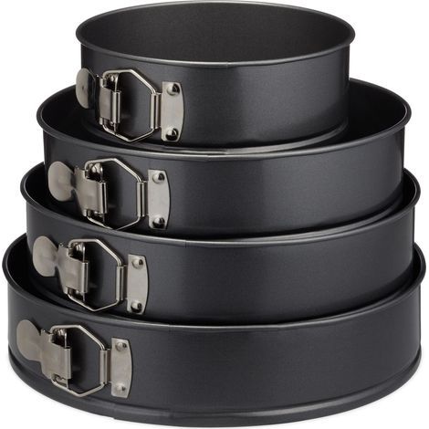 Juego de 4 moldes desmontables, Ø: 18 cm, 24 cm, 26 cm, 28 cm (1/5)