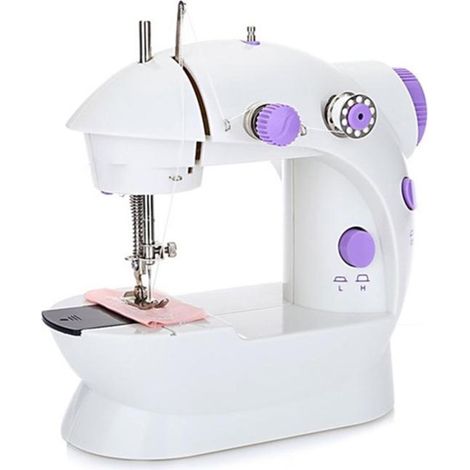 Machine a Coudre Electrique, Portable, Mini, Voyage, Double Fil, Domestique, Debutant, Retoo, Compacte, Coudre