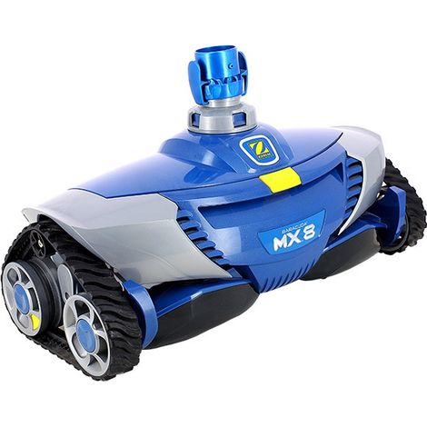 [PRODUIT RECONDITIONNÉ] Robot piscine hydraulique Zodiac MX8 – Aspiration cyclonique puissante – Nettoyage fond et parois – Longueur tuyau 12m