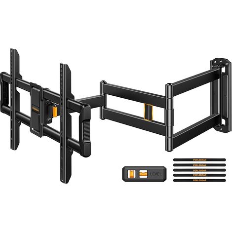 Support Mural TV avec Bras Long de 943mm pour TV de 42-84", Support TV Mural Articulé avec Rotation et Inclinaison, Supporte jusqu'à 68kg, Max VESA 600 x 400mm (1/5)