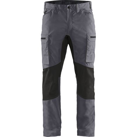 Arbeitshose Stretch 1459 - Grau/Schwarz XL - FR(50) - SE(C56) - Kurz
