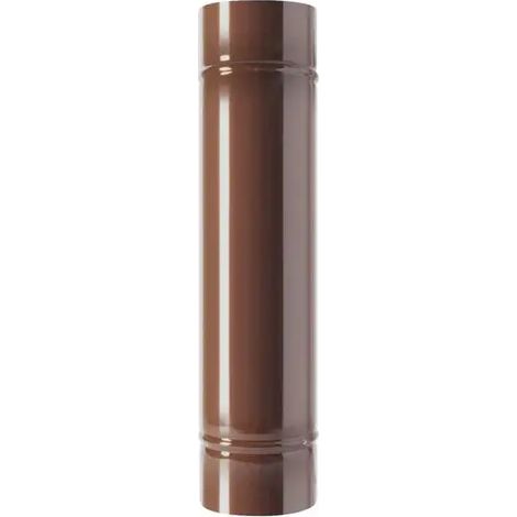 TUBO SMALTATO PER STUFE cm  50 ø 13 marrone  - SAVE
