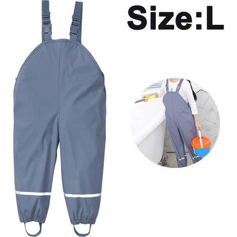 Pantalon de pluie imperméable et anti-salissures pour enfants, garçons et filles (1/5)