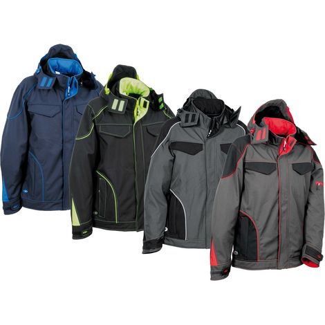Chaqueta de trabajo softshell Cofra Tecka - 58 (EU) - Gris / Rojo