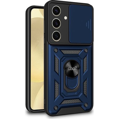 Carcasa COOL para Samsung S926 Galaxy S24 Plus Hard Ring Azul