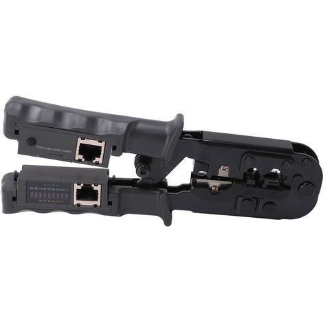Pince à sertir à cliquet pour câbles de données modulaires, dénudeur et coupe-fils 4P 6P 8P RJ45 RJ11 RJ12, outil de test (1/5)