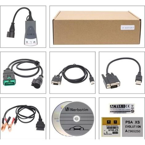 Lexia 3 – PP2000 Diagbox puce complète de diagnostic de voiture, pour citroën-Peugeot, prise OBD2, V7.83, V8. Lexia Full Chip