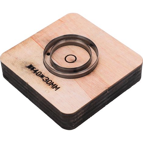 Matrice de découpe ronde pour cuir et métal, outil de découpe et de poinçonnage DIY en acier allié, accessoires pour loisirs créatifs (1/5)
