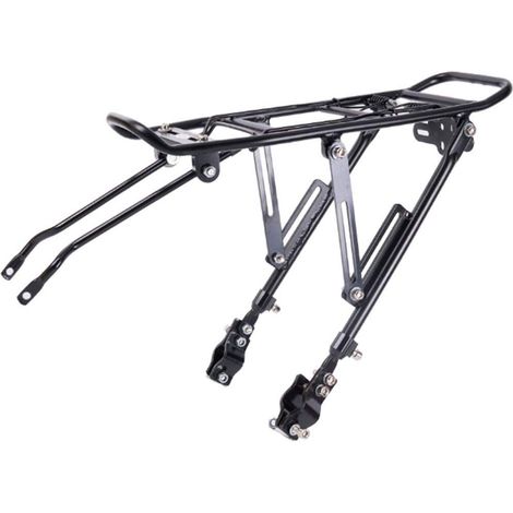 Porte-bagages vélo réglable, capacité élevée, support de chargement, accessoire cyclisme (1/5)