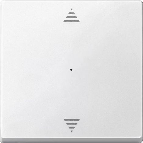 Merten Wippe für Taster-Modul 1fach (Pfeile Auf/Ab), polarweiß, System M MEG5215-0419 (1/2)