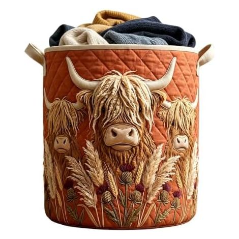 Panier de rangement matelassé Grand panier de rangement multifonctionnel Panier de rangement en tissu avec poignées Idéal pour jouets, poupées, livres, vêtements, goûters, salon, chambre, salle de (1/5)