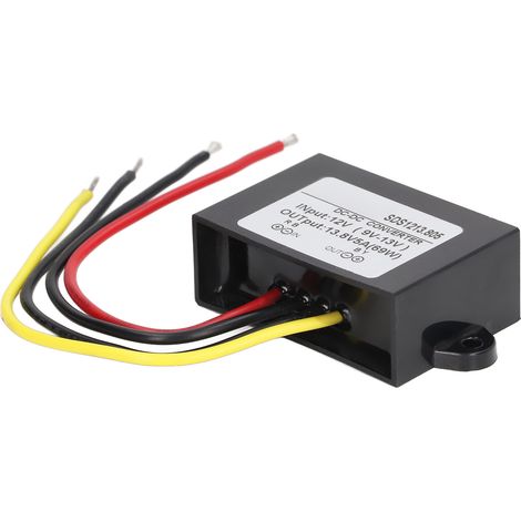 Convertisseur élévateur de tension pour véhicule, protégé IP68, avec câblage, 12 V CC vers 13,8 V CC, 5 A (1/5)