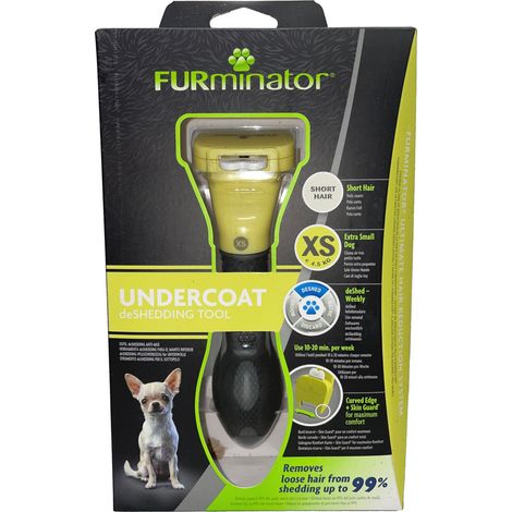 FURminator für kurzhaarige Schoßhunde, deShedding Pflege Werkzeug (1/5)