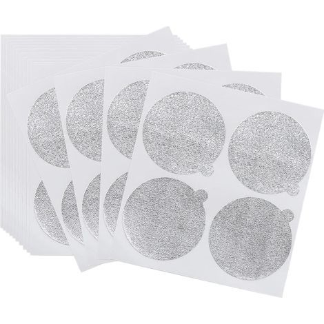 160 Pieces Self-Adhesive Aluminum Foil Lids 37mm for Espresso Capsules, Aluminum Foil Lids Compatible with Nespresso Coffee Capsules, Reusable Coffee Pods (1/5)