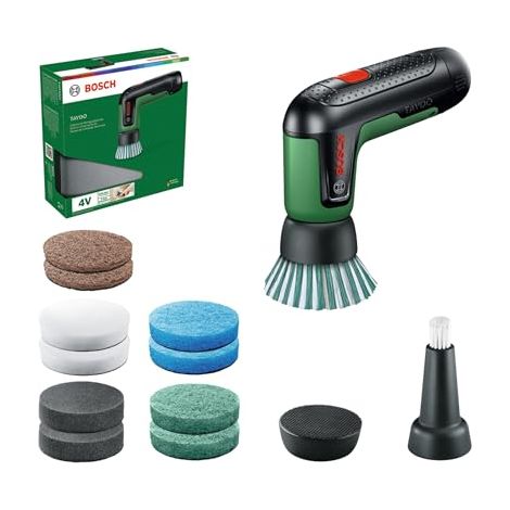 Bosch TAYDO (UniversalBrush 4V) Cepillos eléctricos a batería (Incl. Kit de 12 Accesorios y Bolsa de Transporte, en Caja de cartón)