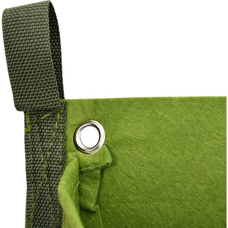 Jardinière murale verticale à 4 poches pour plantes d'extérieur (1/5)