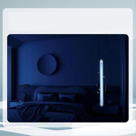Six lampes UV de remplacement T5 de 8 W et 12 pouces (F8T5/BL UVA 365 nm) pour les insectes monstres Bell et Howell. (1/5)