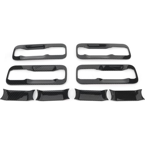 8 pièces poignée de porte extérieure garniture autocollante pour Ford 2015-2020, protection contre les rayures (1/5)