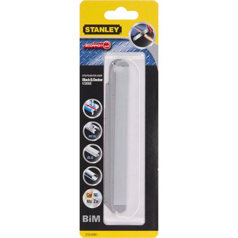 LAMA 'SCORPION' PER SEGA MULTIFUNZIONE BIMETAL mm 153 metallo/allum. (per KS880/RS890)  - STANLEY
