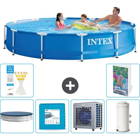 Frame Pool Rund - 366x76 cm - 7-teilig  S116 (1/5)