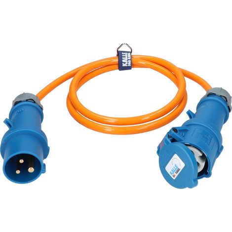 Kalle Verlängerungskabel CEE 230V 16A 2,5mm² Extreme Signal Orange IP44 1,5 Meter (1/5)