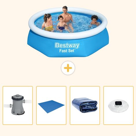 Bestway Bestway Fast Set Ronde - 244x61 cm - 5-pièces S272 (1/5)