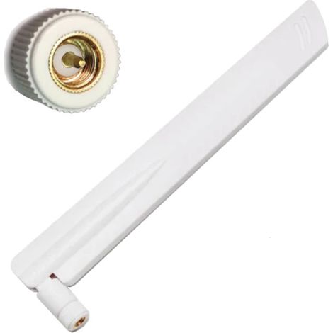 Antenna SMA dual band GSM, LTE da 18 dBi, bianca (1/2)