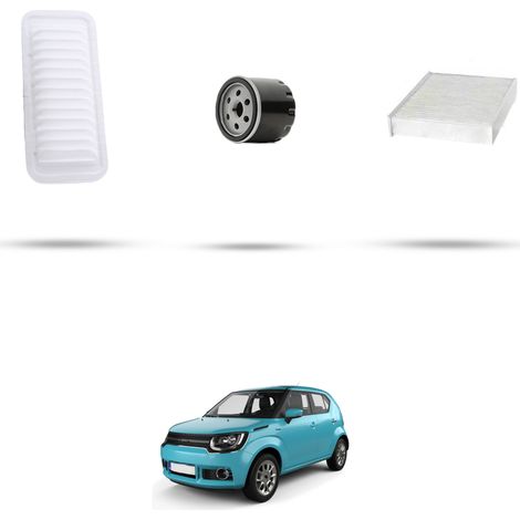 Kit tagliando 3 filtri compatibile con Suzuki Ignis III 1.2 66kw dal 2016 (1/4)