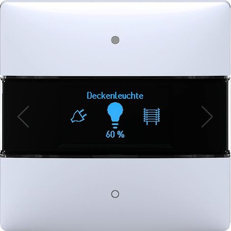 Theben iON 108 KNX Raumcontroller mit integriertem Temperaturregler, weiß (1/5)