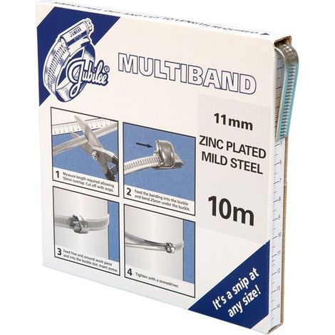 Jubilee Multiband Mild Steel 11mm 10m Pack (1/3)