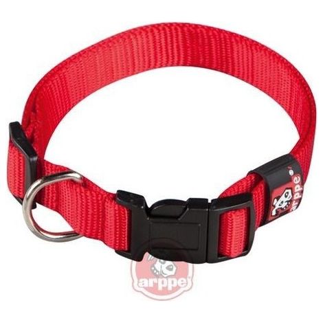Arppe collar nylon basic regulable púrpura 30-44 cm x 2.5 cm (1/2)