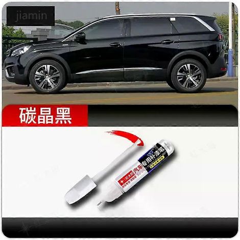 Fantastisches 2er-Set Lackstifte für Peugeot 5008: Perlmuttweiß, Eisbergblau, Carbon Crystal Black Dot. (1/5)